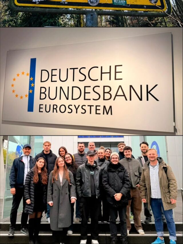 Geld verstehen – zu Besuch bei der Deutschen Bundesbank in Frankfurt

Im Rahmen unseres Schulaustausches mit der WSO Gießen besuchen Alexander Seiss und Daniel Benzer gemeinsam mit unserem deutschen Kollegen Mirko Eckhardt und den Schülerinnen und Schülern heute Frankfurt am Main.

Auf dem Programm steht ein spannender Besuch bei der Deutschen Bundesbank. Woher kommt unser Geld? Wer kontrolliert die Banken? Welche Aufgaben hat eine Zentralbank und wie funktioniert eigentlich Geldpolitik?

Ein interessanter Einblick in die Welt des Geldes und der Wirtschaft – praxisnah, lehrreich und über Ländergrenzen hinweg! 

Besonders schön: Mit Mirko Eckhardt, der uns bereits in Dornbirn besucht hat, wird der schulische Austausch nun in Deutschland fortgesetzt. 

#lbsdo2 #WSOGießen #Schüleraustausch #DeutscheBundesbank #Frankfurt Wirtschaftsbildung Geldpolitik InternationalerAustausch